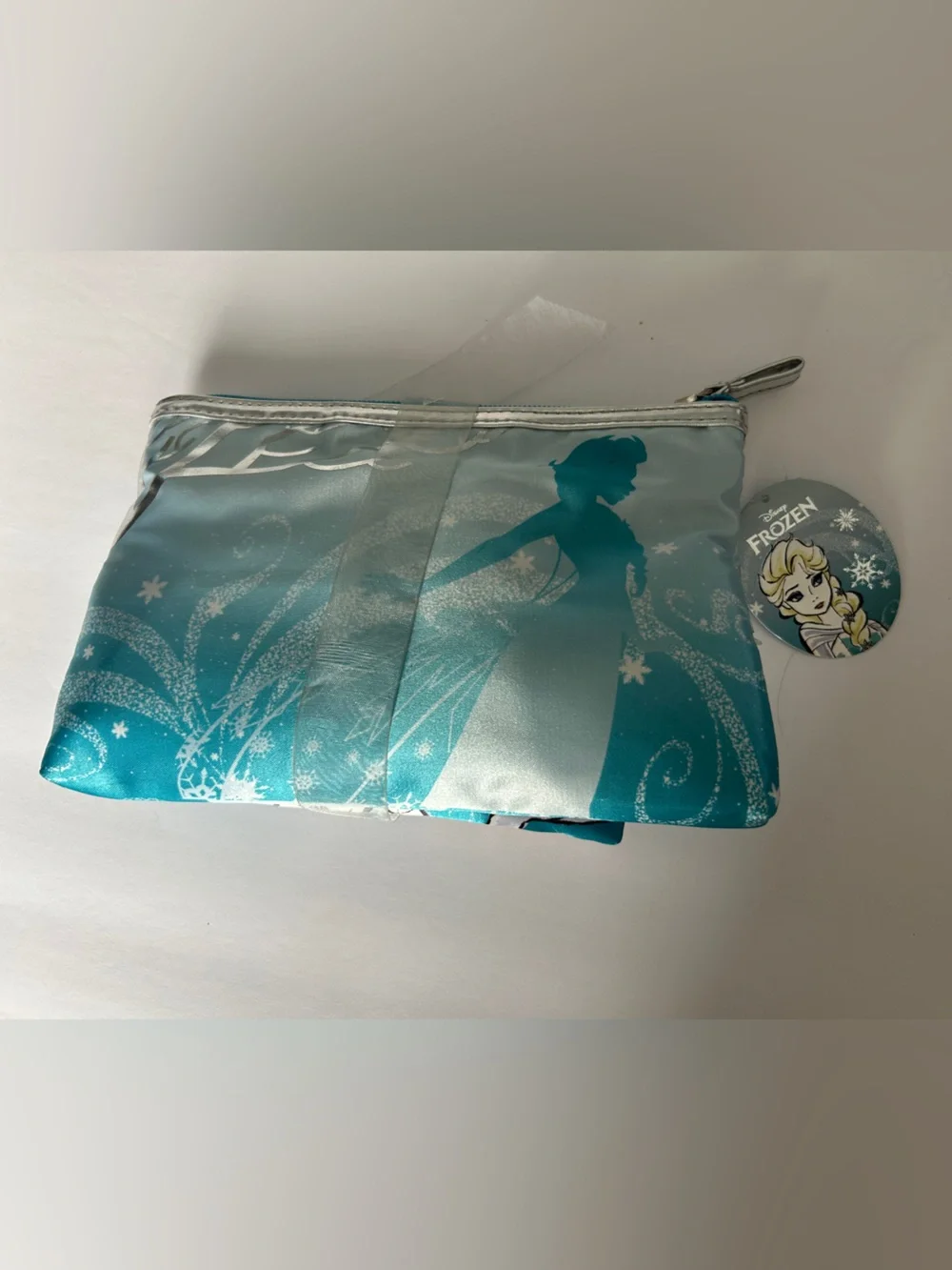 Disney Elsa Satin Cosmetic Pouch Set -2 fer